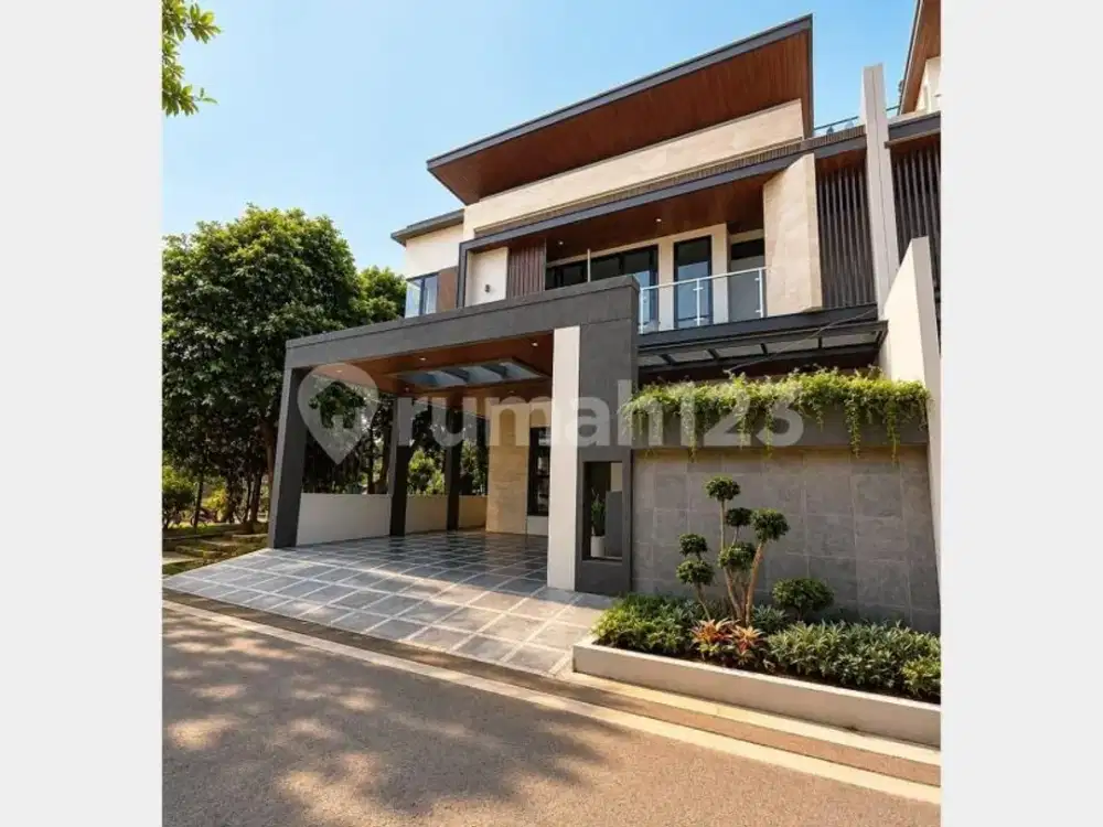 Rumah Baru Semi Furnished di Griya Loka BSD, Tangerang Selatan