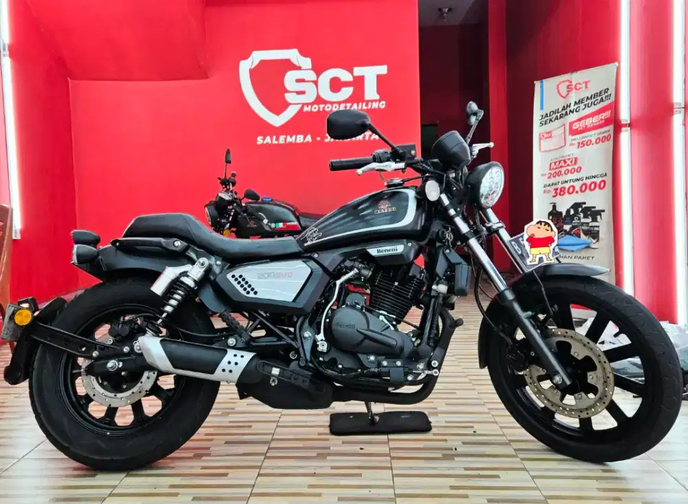 JualCpt90%LikeNew KM13Rb BENELLI EVO 200 2021 MOTOBI EVO200 HITAM
