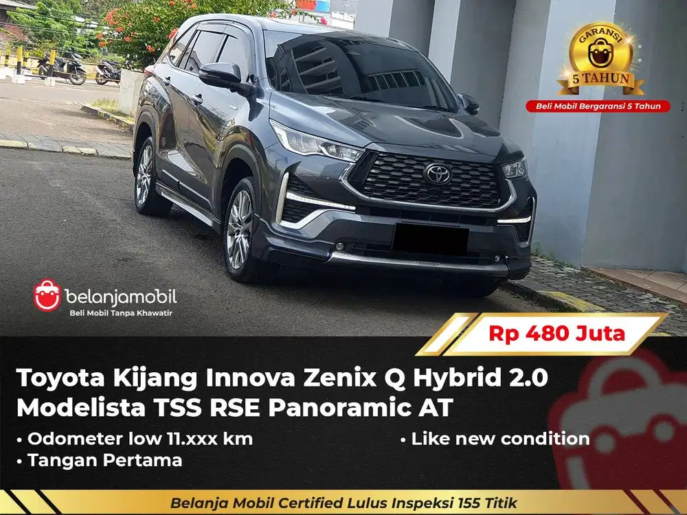 [GARANSI 5THN] Toyota Innova Zenix Q Hybrid Modelista 2023/2024/2025