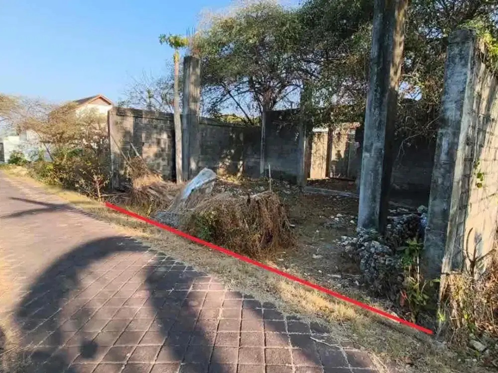 Tanah Strategis 268 m2 Dekat Tol Nusa Dua Jl Gedong Sari
