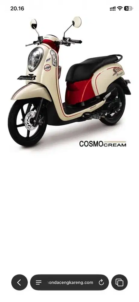Dijual motor scoopy fi 2013 apa adanya