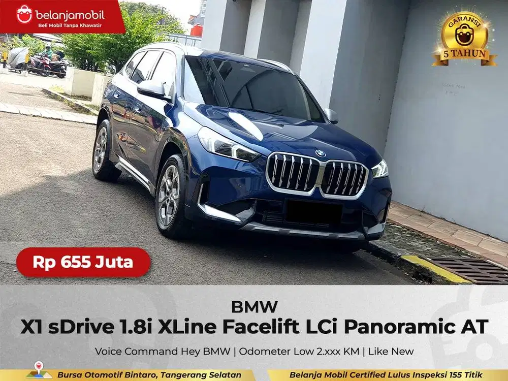 [ GARANSI 5TH KM 2RB ] BMW X1 X 1 sDrive 1.8i XLine LCi 2023/2024/2025