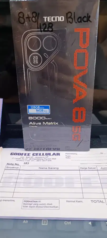 Tecno Pova 8 5G 8/128 Resmi