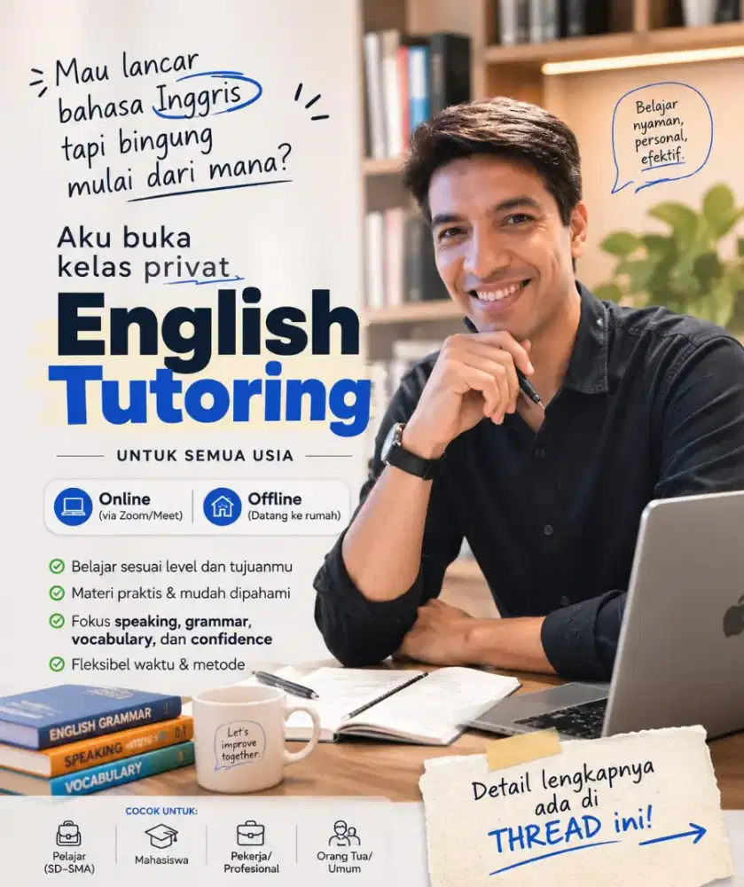 Kursus Privat Bahasa Inggris Offline