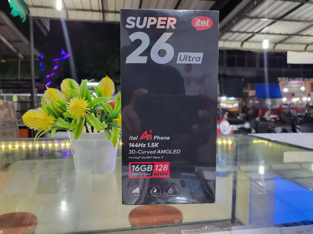 ITEL S26 ULTRA RAM 16/128GB LAYAR LENGKUNG  (BARU)  GARANSI RESMI