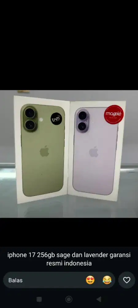 IPHONE 17 256GB (New Segel)