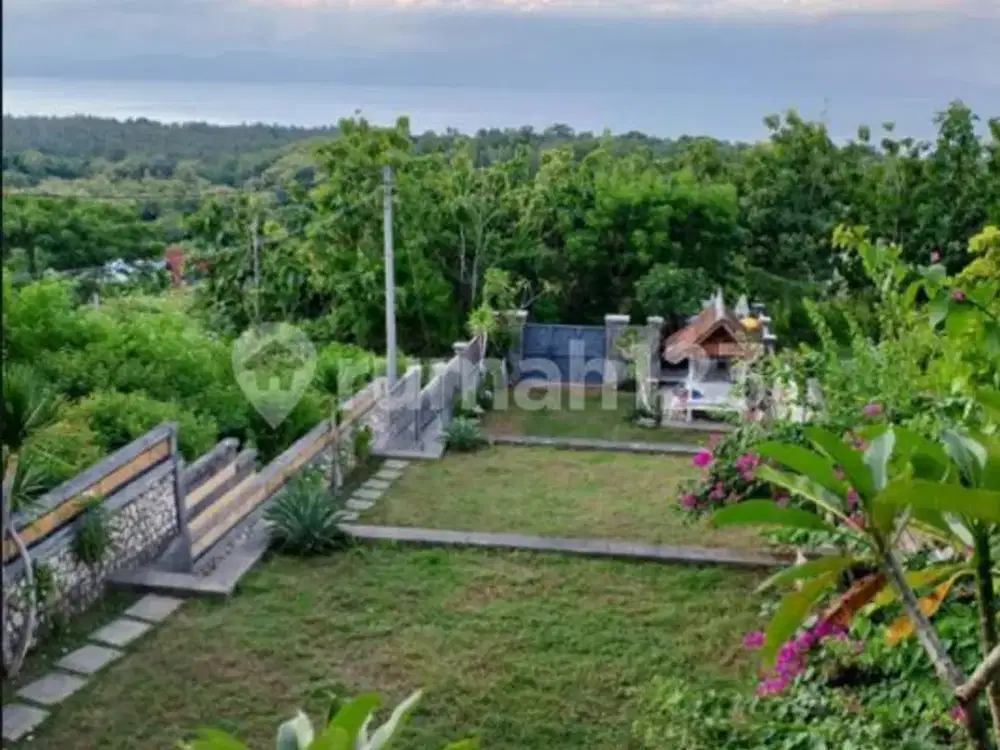 Tanah Bonus Bangunan Rumah Joglo Aktif Disewakan Di Nusa Penida Kesempatan Langka Investasi Menguntungkan!!