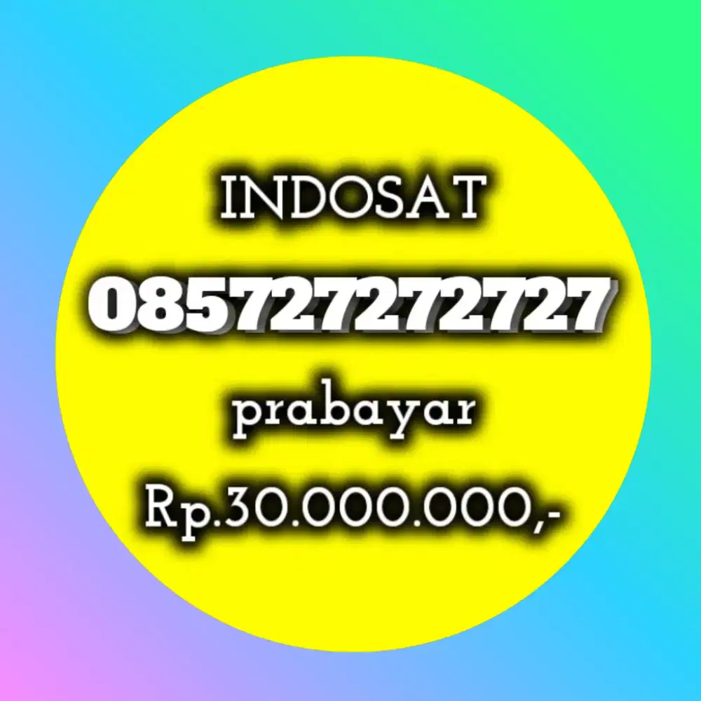 NOMOR CANTIK INDOSAT 27272727