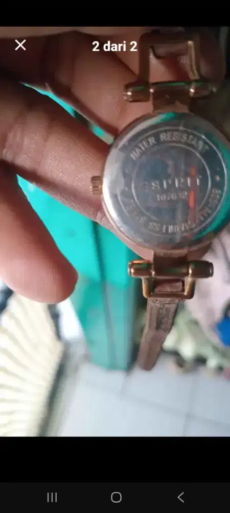 Jam tangan wanita esprit quarts di jual cepat 300k nego