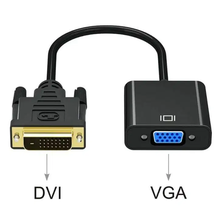 DVI-D 24+1 To VGA HDTV Converter Monitor Cable DVI to VGA Active