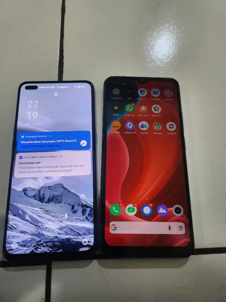 Oppo reno 3 pro 4g 8/256 & realme c20 2/32