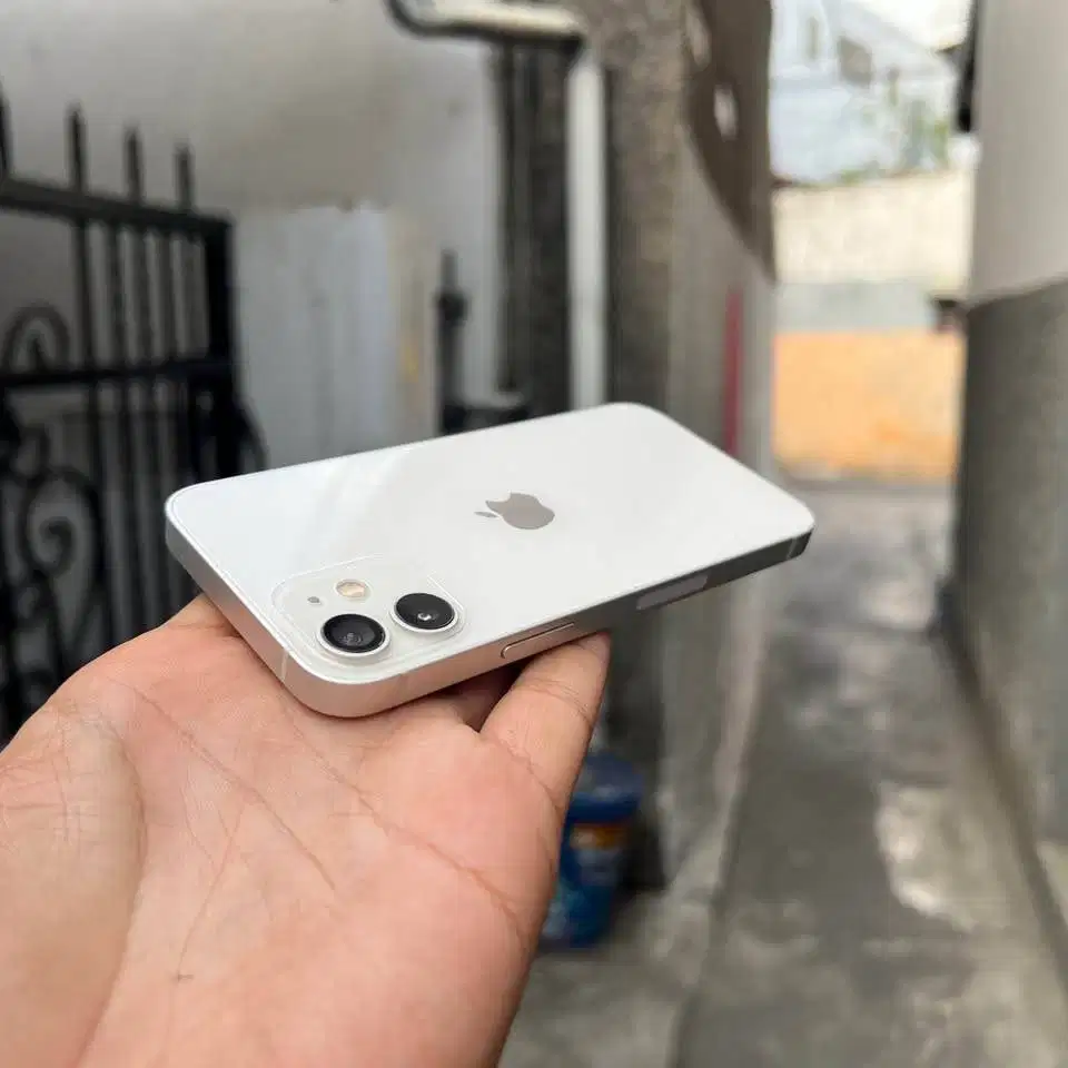 iPhone 12 Mini 128 Gb White Fullset Mulus 5G