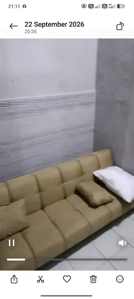 Sofa bed sudah jarang di pakai