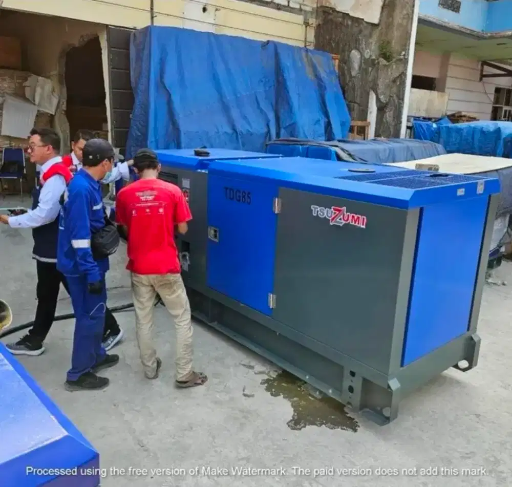 Genset silent 85 kva 80 kw Tsuzumi Japan Technology