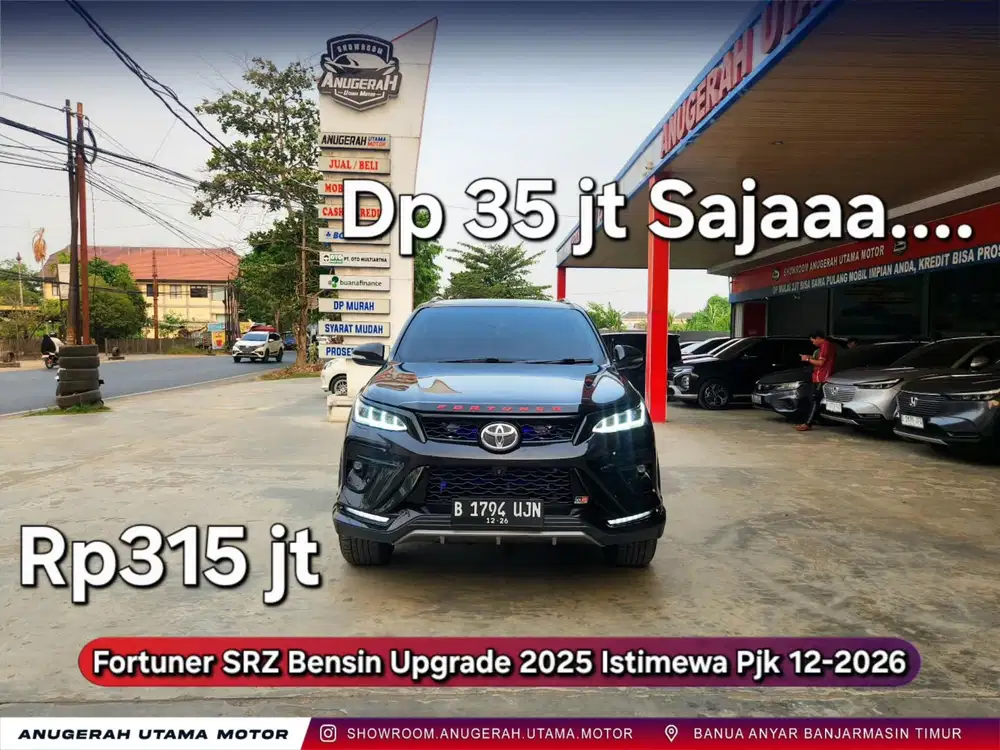 Dp35jt Fortuner SRZ Bensin Upgrade 2025