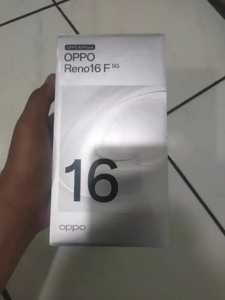 Oppo Reno 16f 5g ram 8/256gb putih BARU