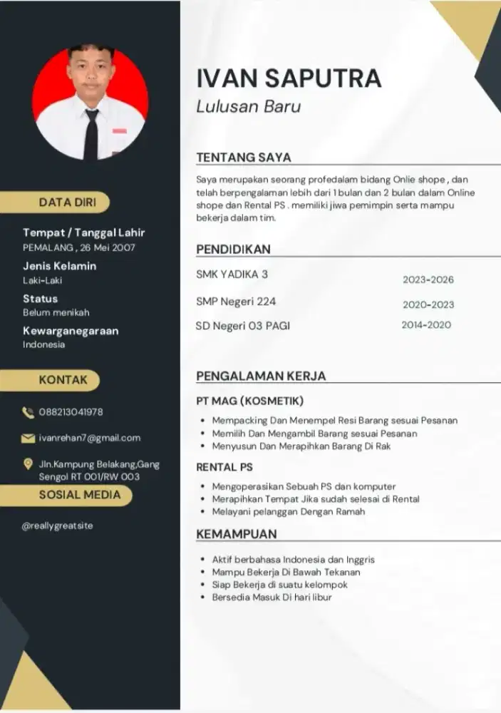 Mencari Pekerjaan di Bidang apa apun