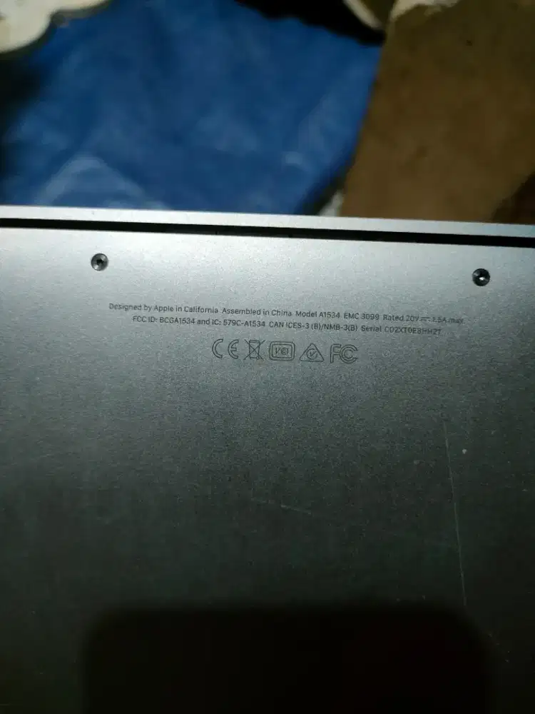 Jual Macbook Retina 12in A1534,body Mulus 98%
Unit Mati Gara2 Update
