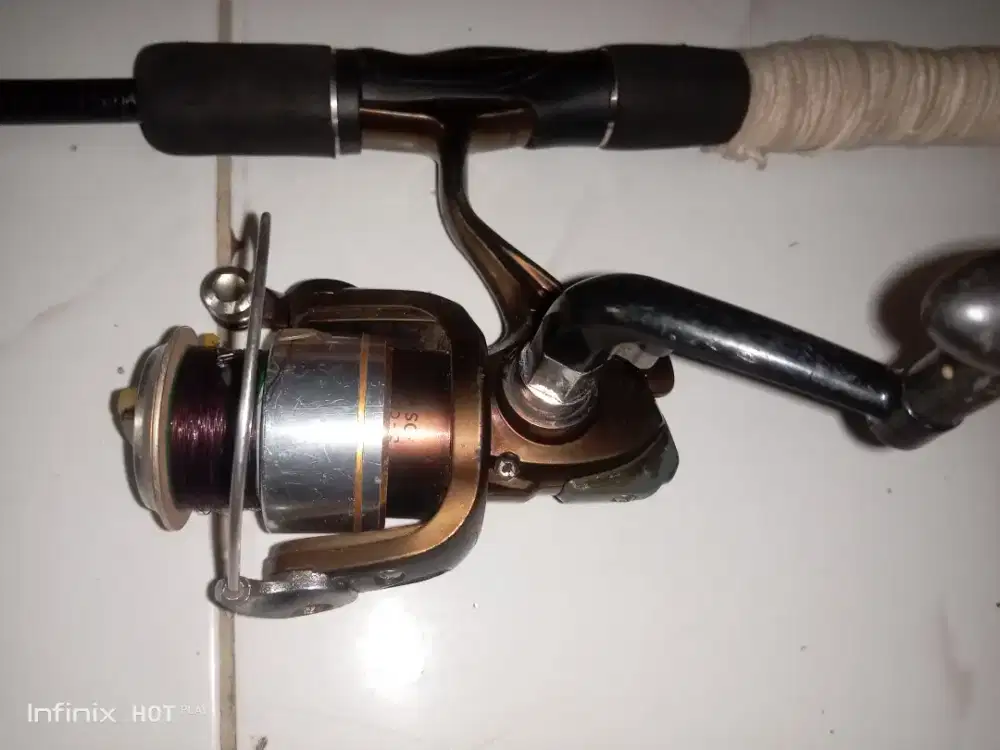 Joran +reel bagus