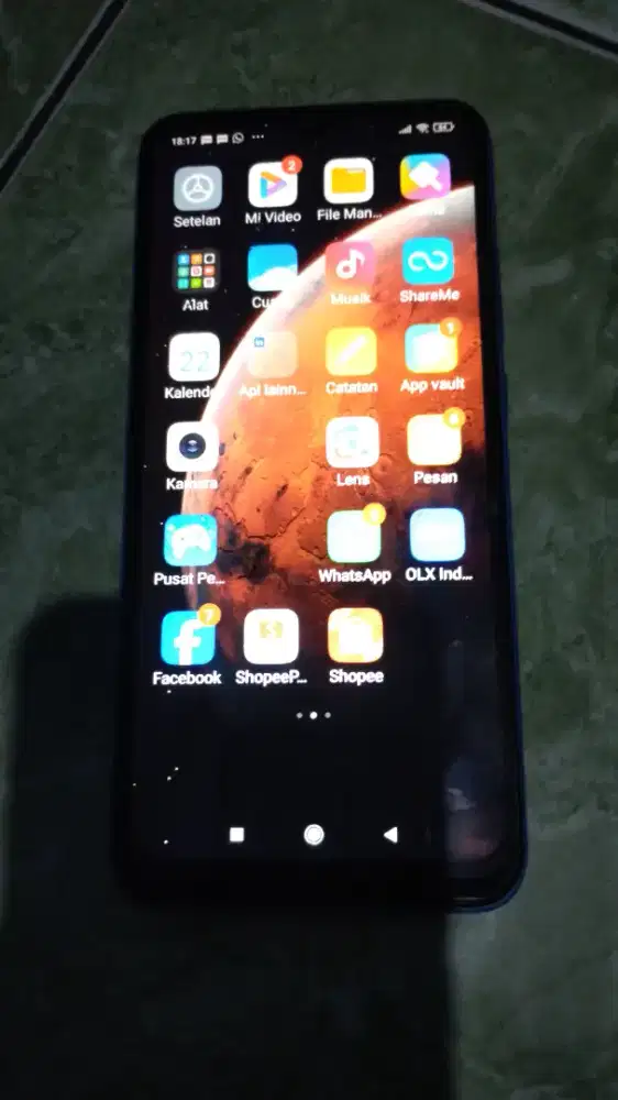 HP Redmi 9 C warna Biru