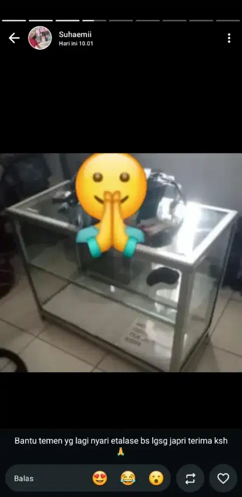 Etelase bekas boleh nego
