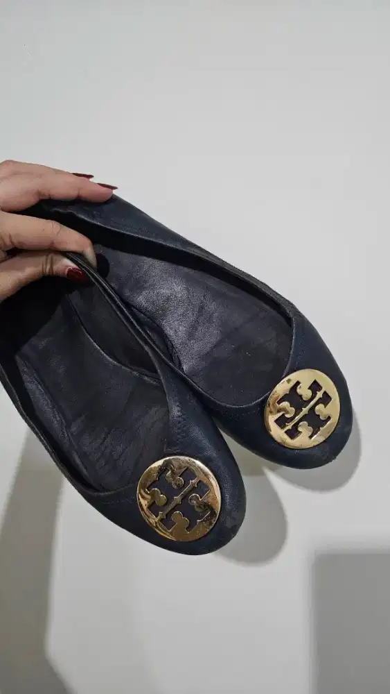 Flatshoes Tory Burch Navy size 40