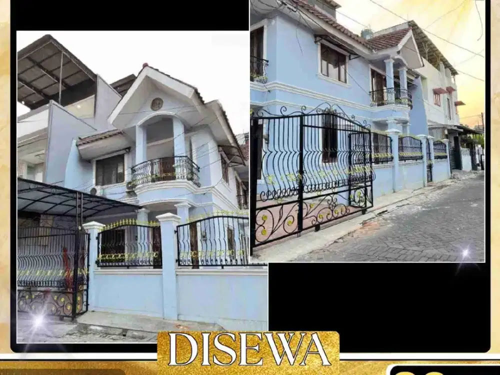 DISEWAKAN RUMAH BAGUS HOOK 2,5 LANTAI  LUAS TANAH 147 M² DI PERUMAHAN CITRA GARDEN 5 CENGKARENG JAKARTA BARAT