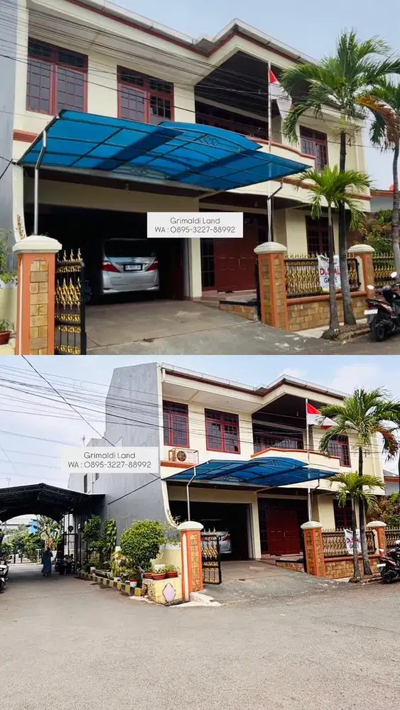 DIJUAL RUMAH 2 LANTAI PANEL KAYU JATI ASLI RAWALUMBU KOTA BEKASI