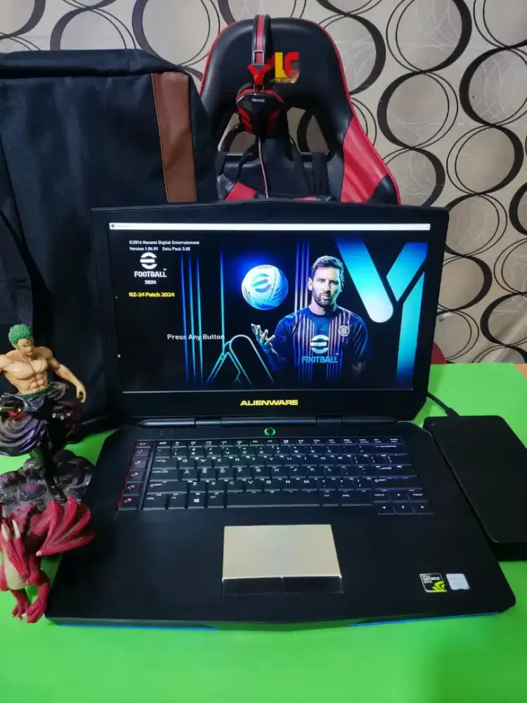 Laptop Gaming  Desain Alienware 15 VGA Nvidia GTX Siap COD