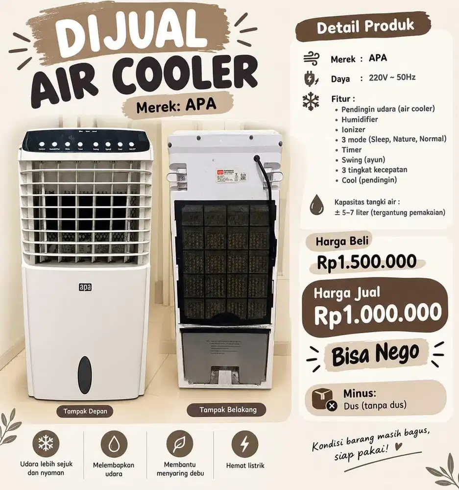 Jual air cooler