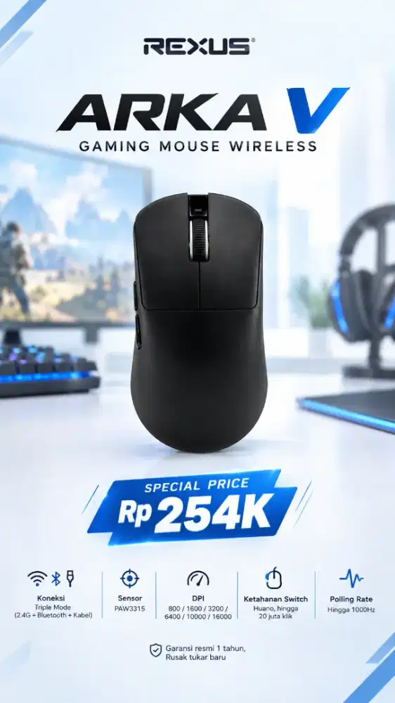 Mouse gaming rexus Arka V