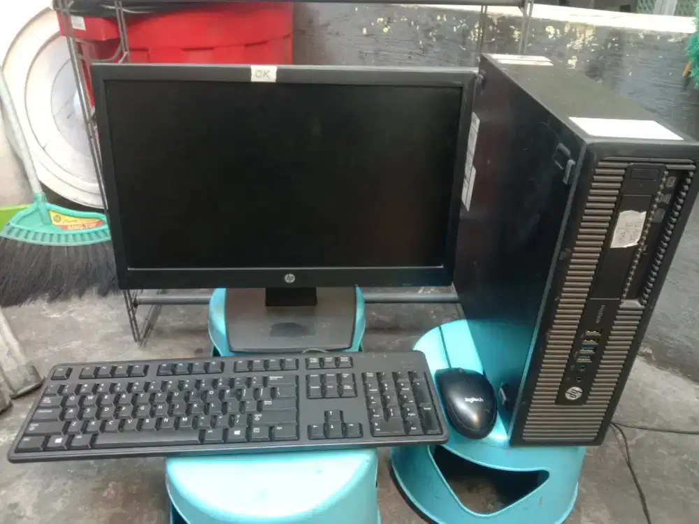 HP prodesk 600 G1 sff i3-4th/4gb/512gb + Hp LED 19 + mouse keyboard