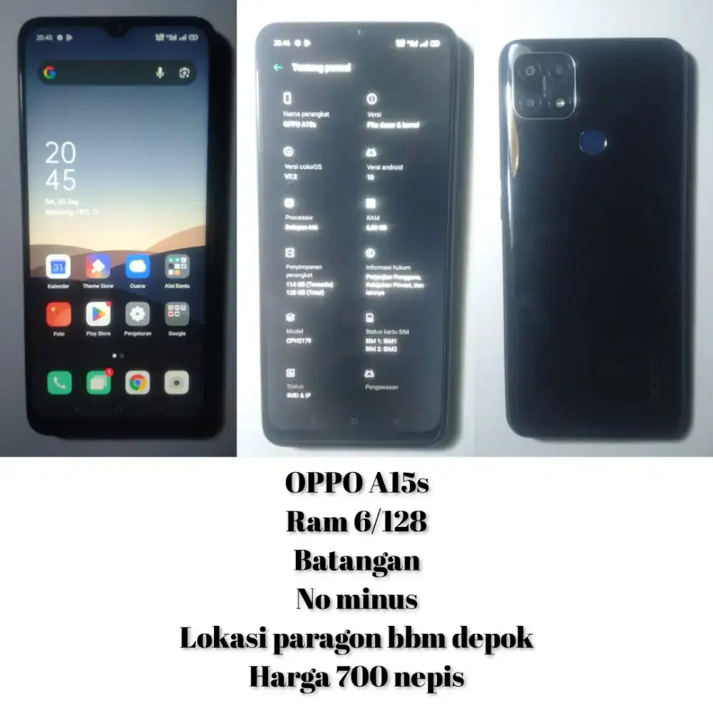 dijual oppo A15s