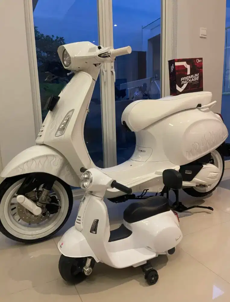 Dijual VESPA JUSTIN BIEBER 0KM nik 2022 sudah coating