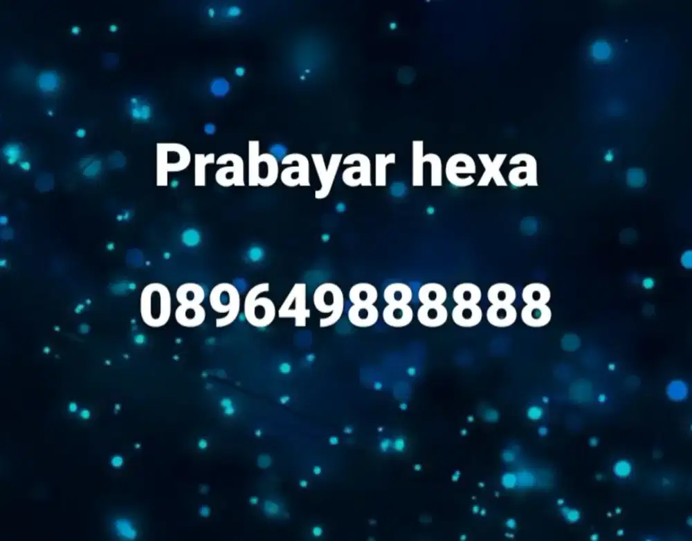Perdana indosat hexa series prabayar