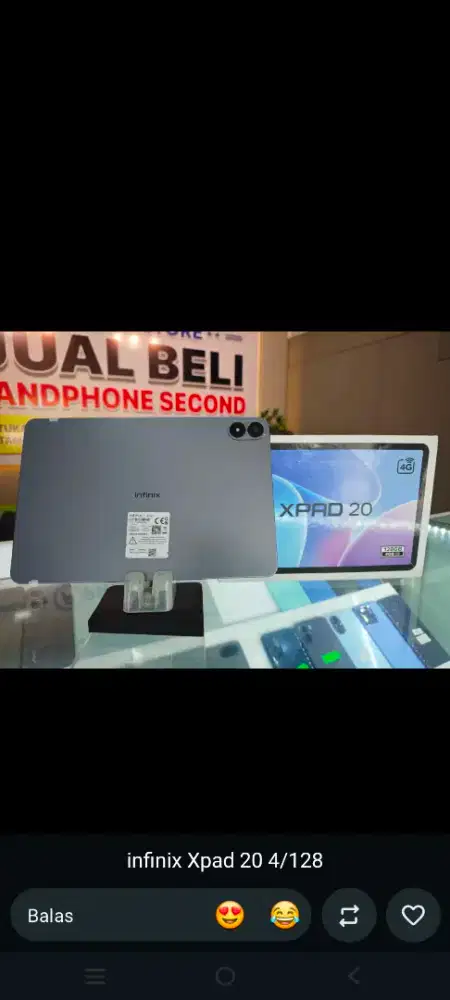 Infinix Xpad 20 4/128 4G bisa kartu sim