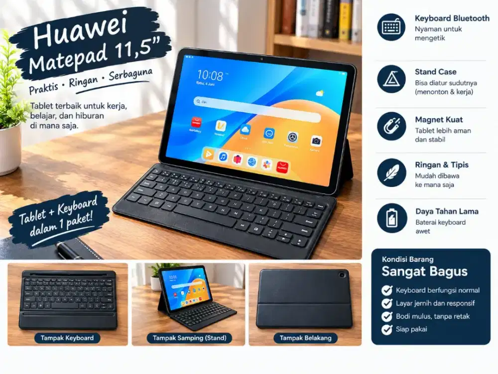 Huawei MatePad 11.5 RAM 8GB / ROM 128GB + Keyboard Case
