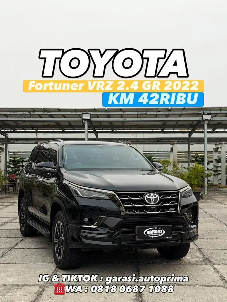 Fortuner 2.4 VRZ GR 2022 antik km 42rb