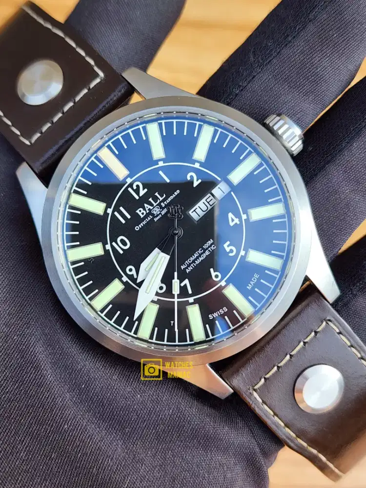Jam Tangan Ori Ball Engineer Master II Aviator Automatic Swis Fullset