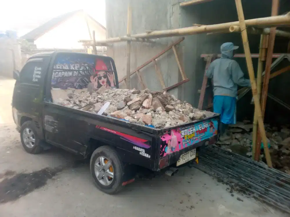 jasa buang puing /sampah proyek