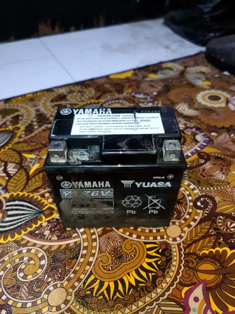 Aki Bekas Yuasa Yamaha Original Bawaan Filano Dealer