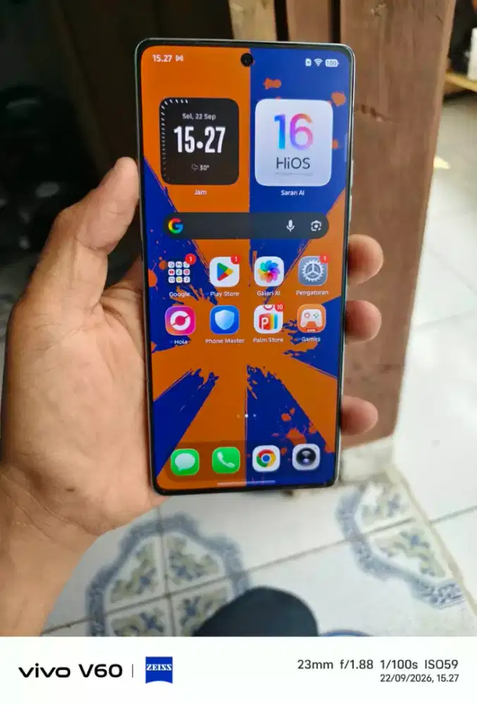 Tecno camon 40 ram 8+8/256gb kelengkapan hp only