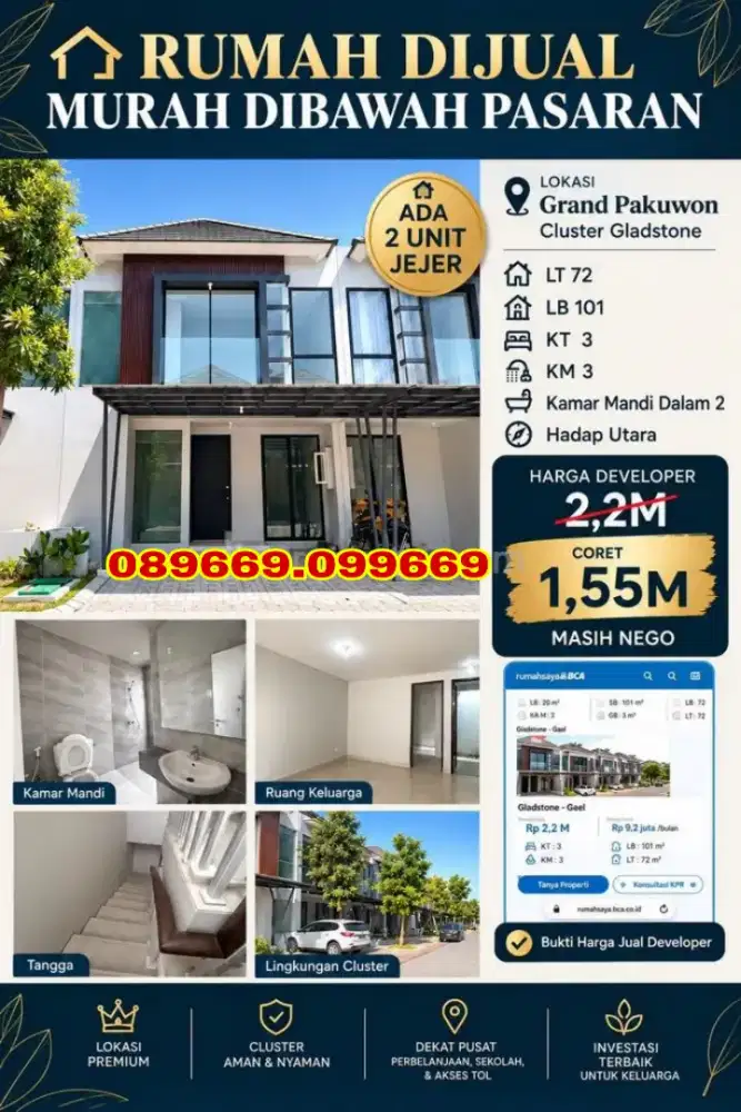 Grand Pakuwon dkt Manukan Satelit Citraland Darmo Petemon Margomulyo