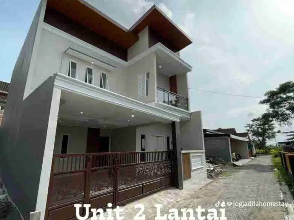 disewakan rumah baru minimalis furnish 2 lantai dipurwomartani
