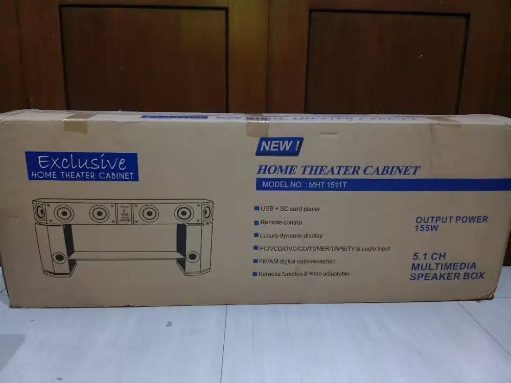 Cabinet home theater 5.1 exclusive