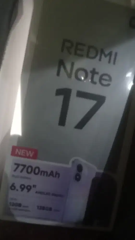 Xiomi note 17 Baru