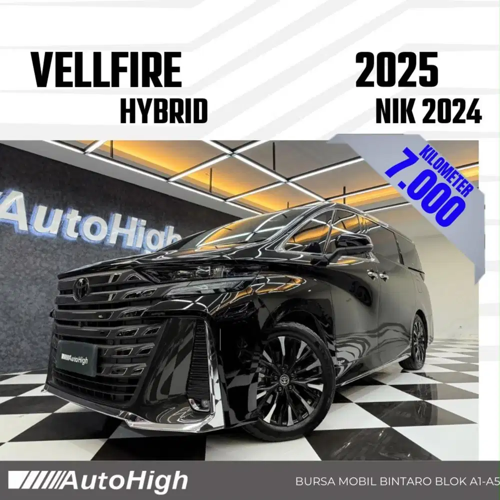 DP10% [Km7.000] Vellfire VIP Hybrid 2024 Black Reg 2026 #AUTOHIGH