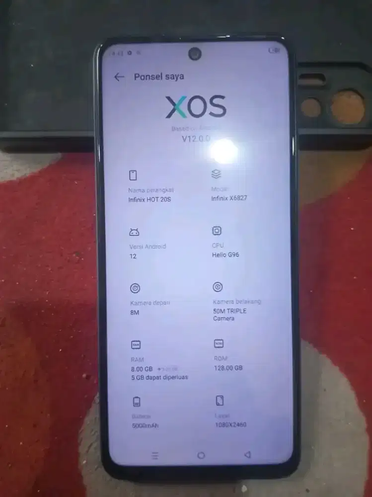 Jual hp infinix hot 20S Ram 8+5/128 batangan nominus