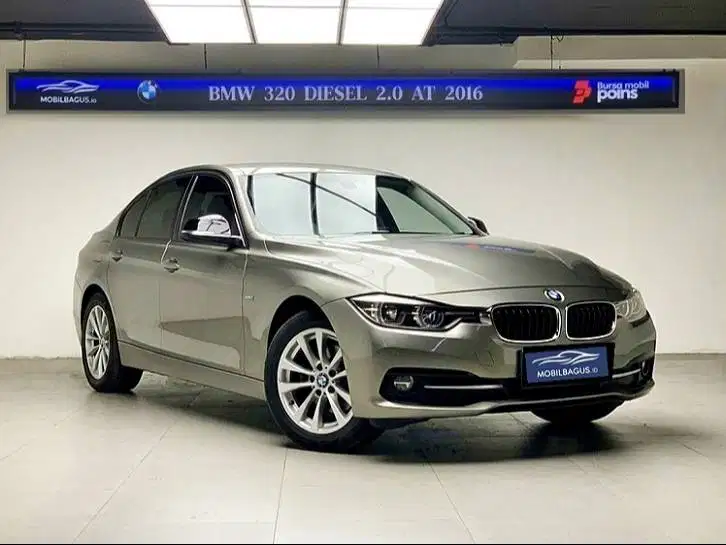 BMW 320D Diesel 2.0 AT 2016 Silver Low KM #PAR#