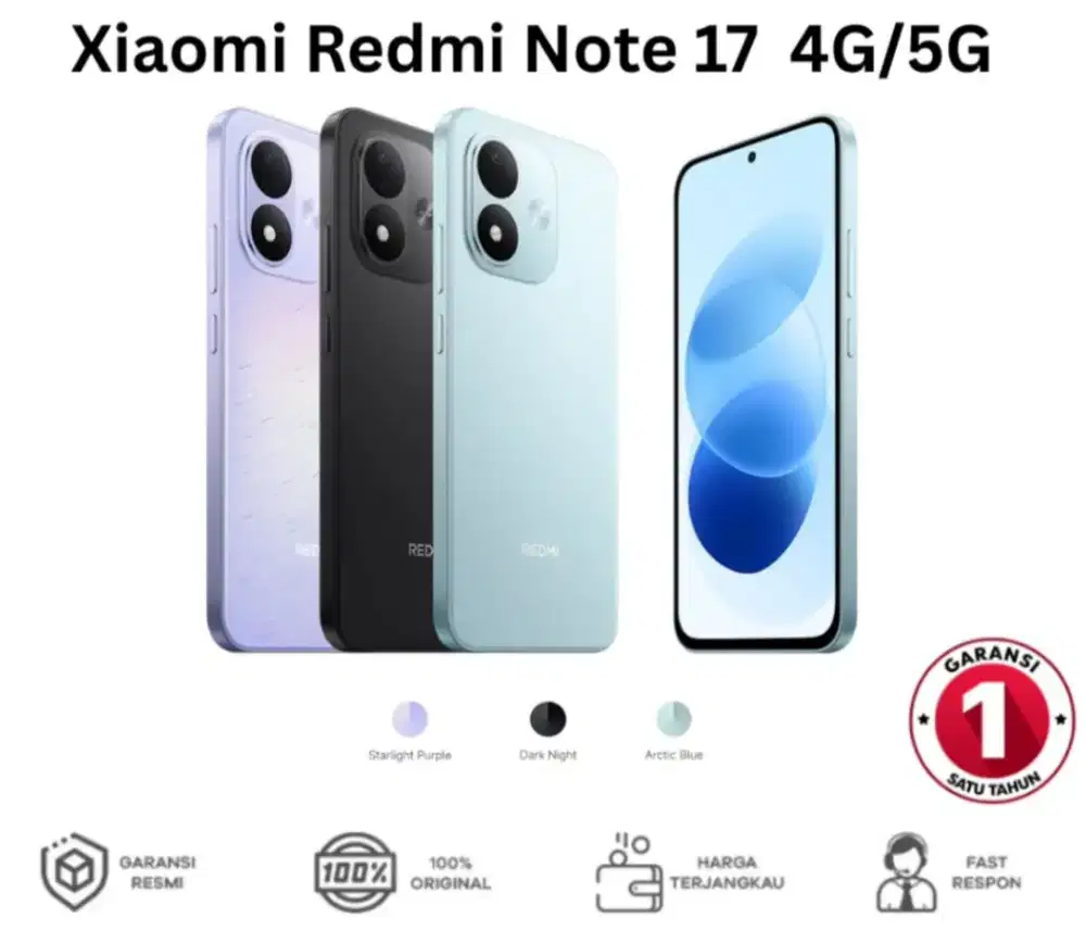REDMINOTE 17 4G Barang Segel Garansi Resmi